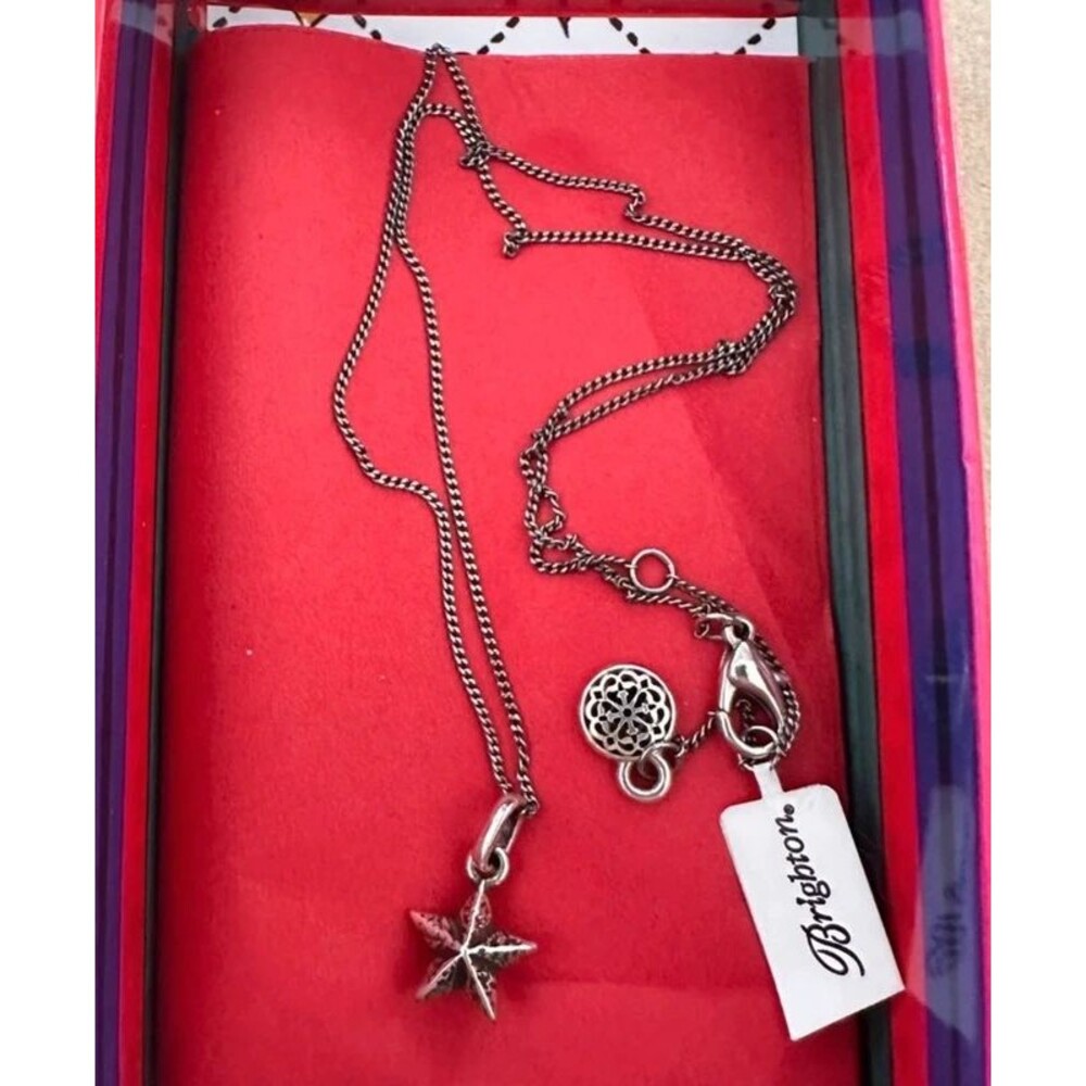 Brighton Starfish Pendant Necklace – Silver Tone